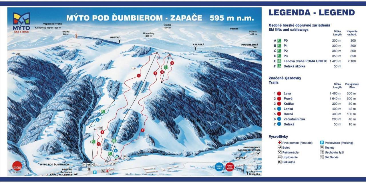 Apartment Anna Chopok, 1 110 M, Highest In Central Europe, On A Hiking Trail To Dumbier ديمانوفْشكا دولِنا المظهر الخارجي الصورة